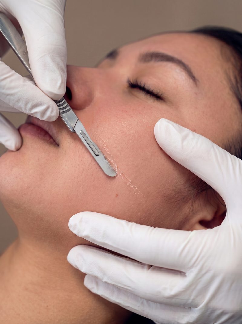 Sanftes Dermaplaning Klingen-Peeling im Gesicht bei Beauty Boulevard Frankenthal – auch für Kund:innen aus Ludwigshafen, Worms und Mannheim